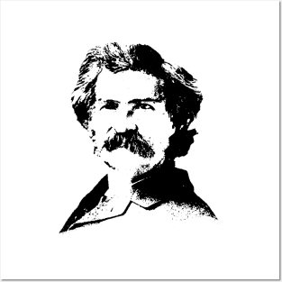 Mark Twain Portrait Pop Art Posters and Art